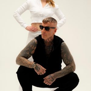 Bauchfreier Zip Hoodie für Damen